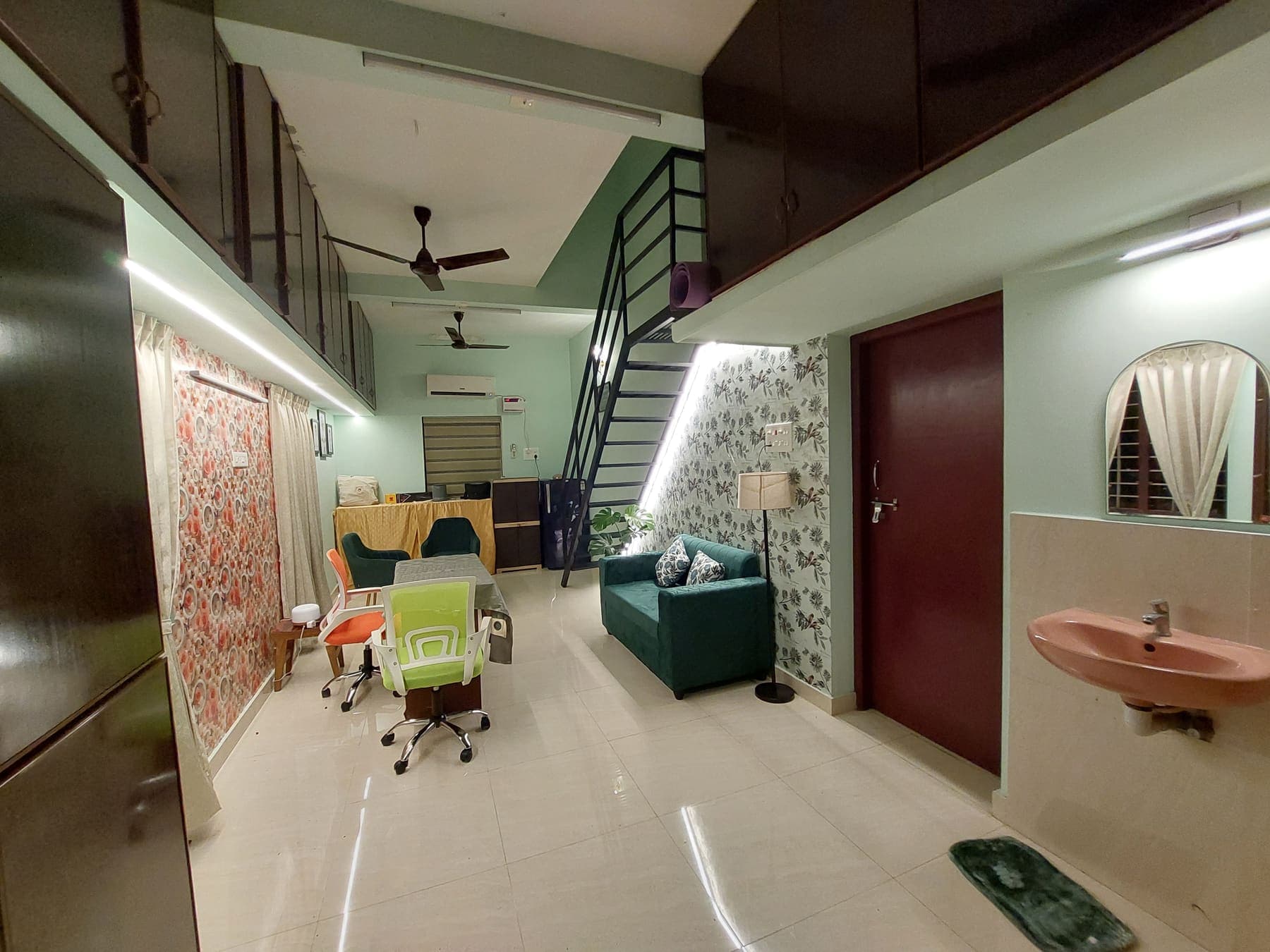 Dr. Malavika's private consultation room, used for myofunctional therapy and infant feeding guidance