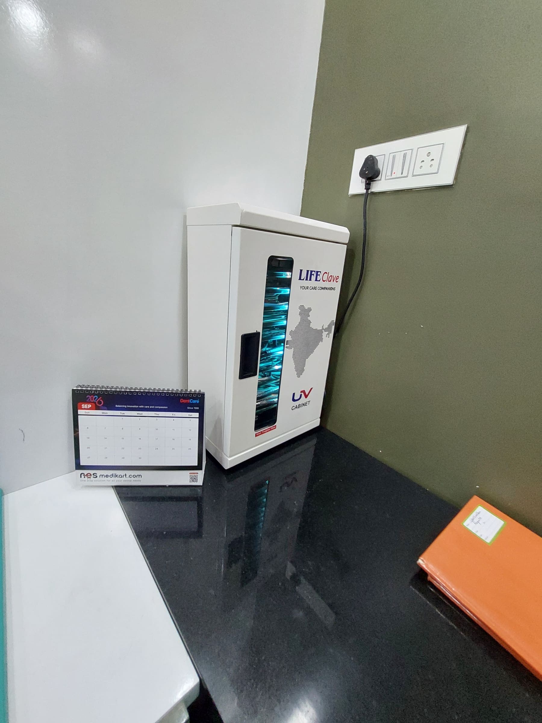 UV sterilization cabinet maintaining strict hygiene standards